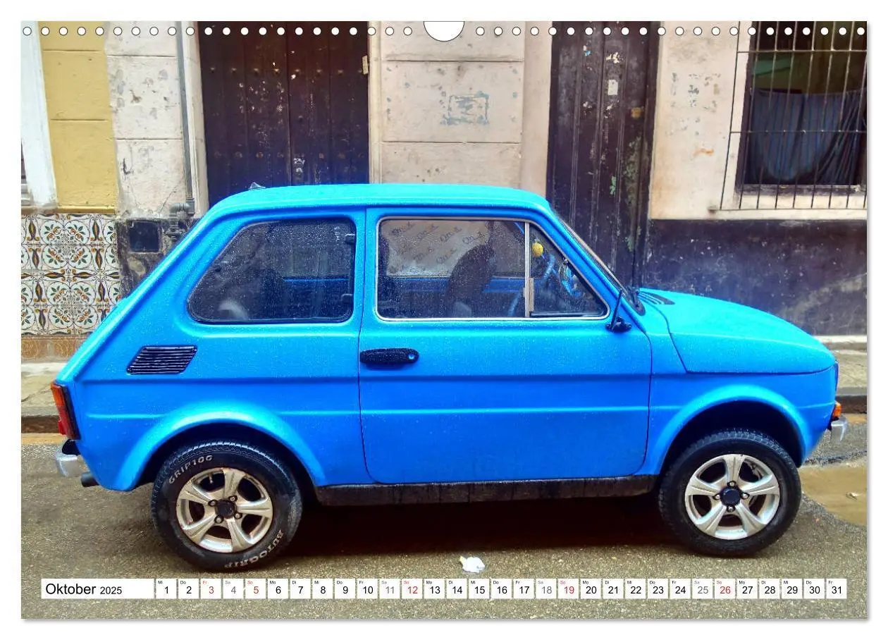 Bild: 9783435205011 | Polski Fiat 126p - Kult auf Kuba (Wandkalender 2025 DIN A3 quer),...