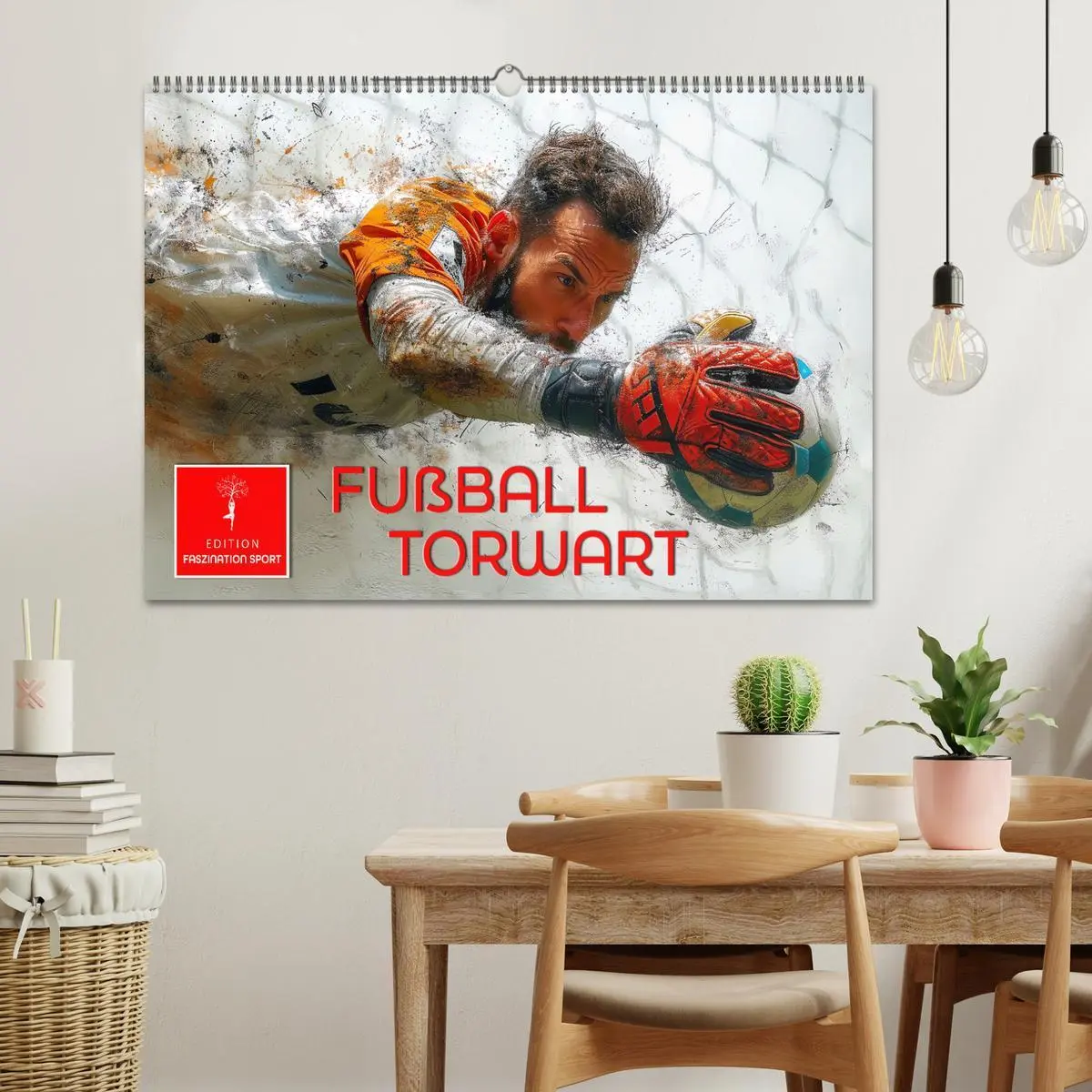 Bild: 9783457465011 | Fußball Torwart (Wandkalender 2026 DIN A2 quer), CALVENDO...