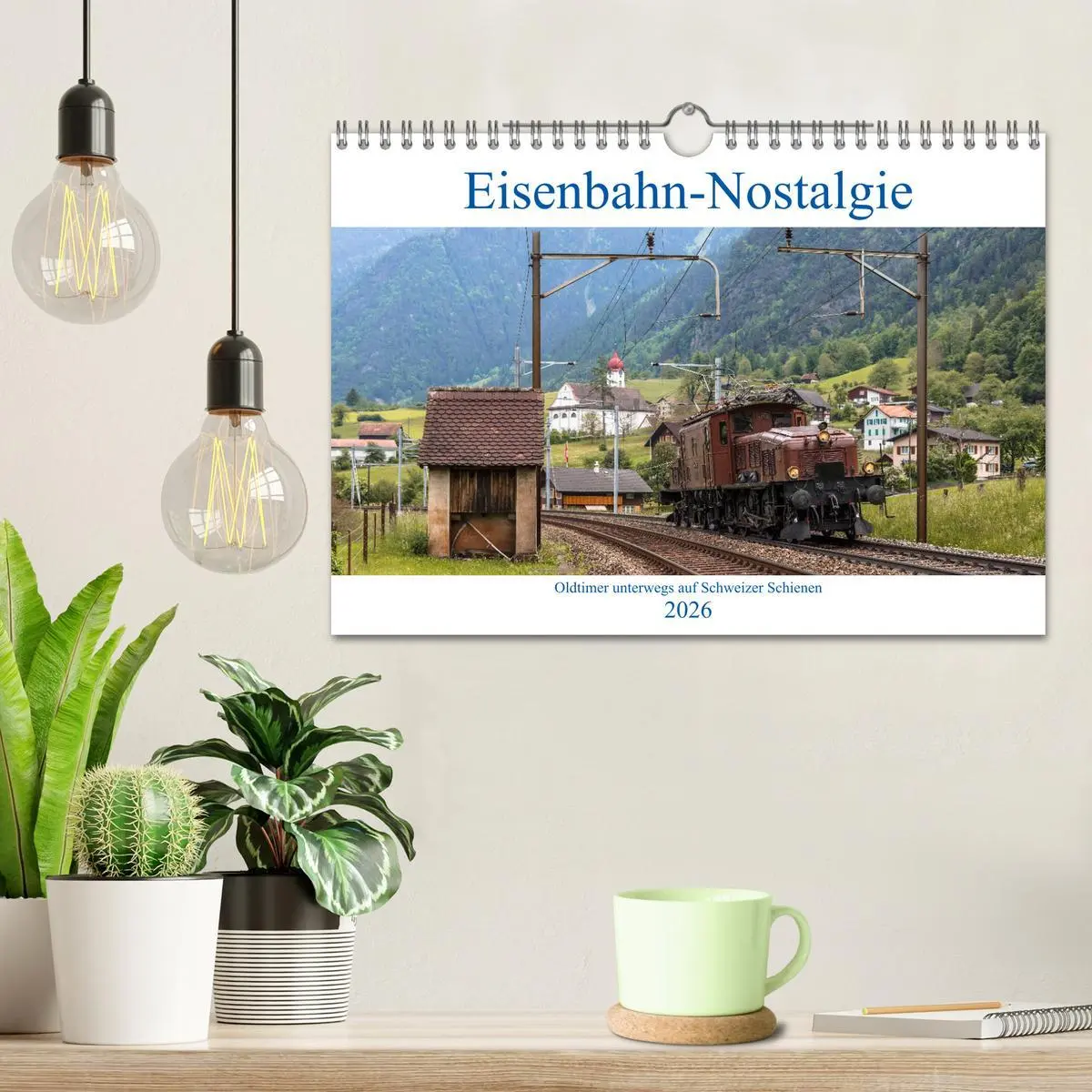 Bild: 9783457845011 | Eisenbahn-Nostalgie - Oldtimer auf Schweizer Schienen (Wandkalender...