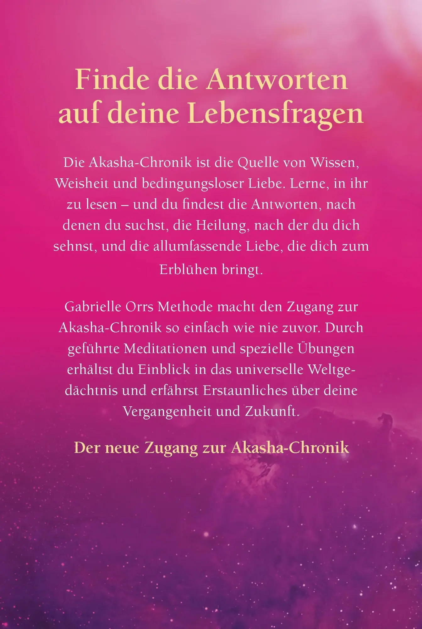 Rückseite: 9783778775011 | Akasha-Chronik. One True Love | Gabrielle Orr | Buch | 170 S. | 2015