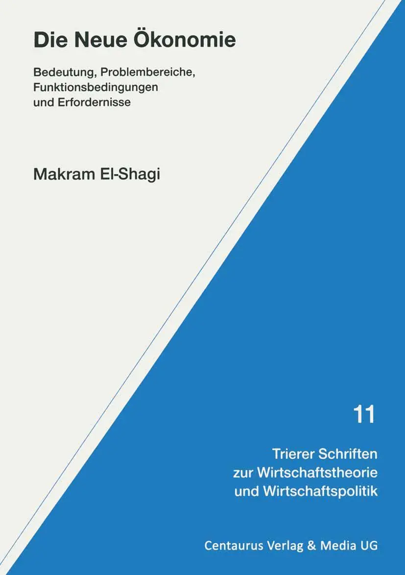 Cover: 9783825505011 | Die Neue Ökonomie | Makram El Shagi | Taschenbuch | xiii | Deutsch