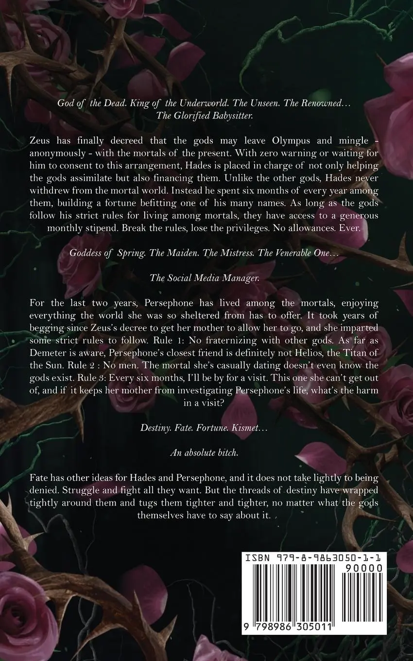 Rückseite: 9798986305011 | The Maiden &amp; The Unseen | A Hades &amp; Persephone Retelling | Taschenbuch