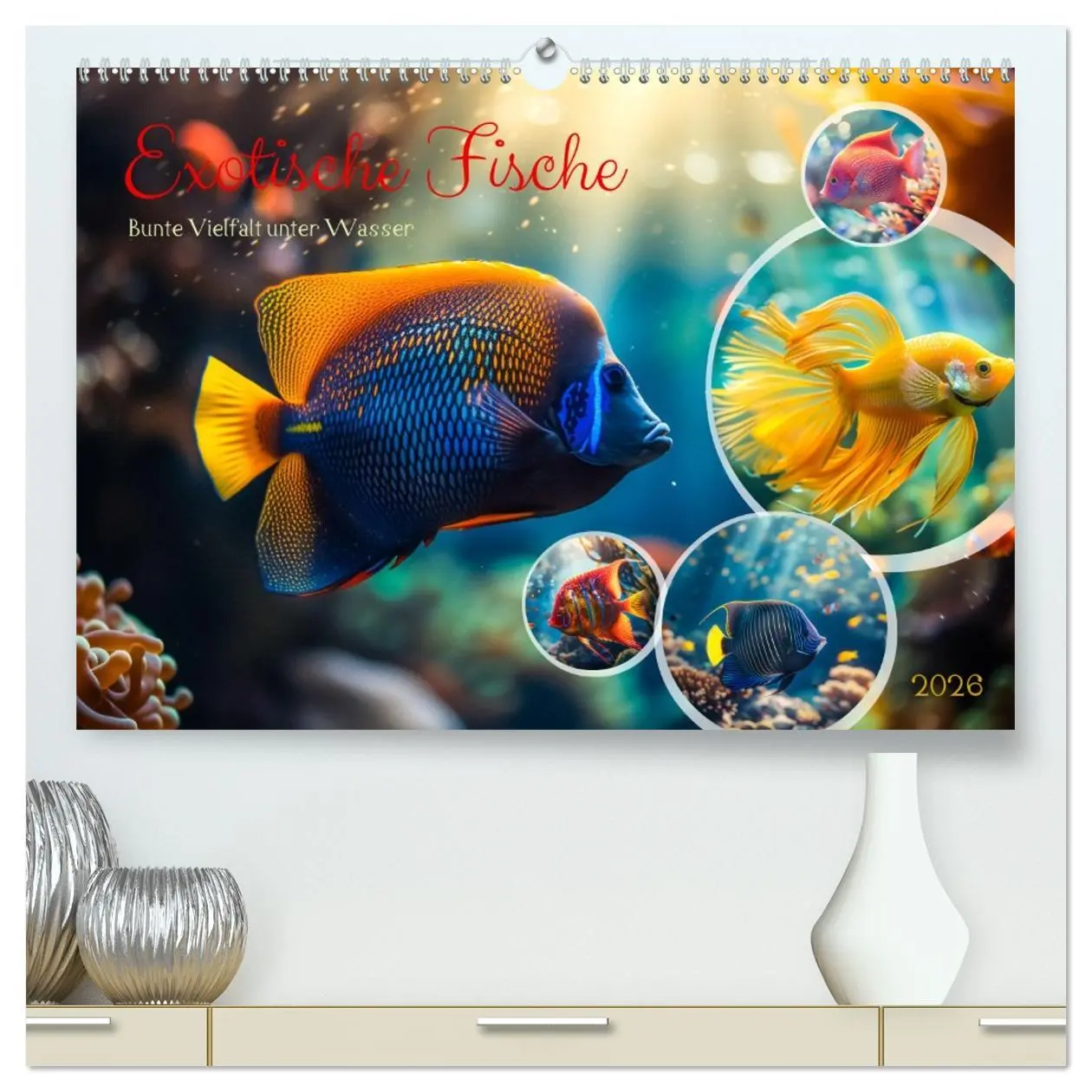 Cover: 9783457455111 | Exotische Fische (hochwertiger Premium Wandkalender 2026 DIN A2...
