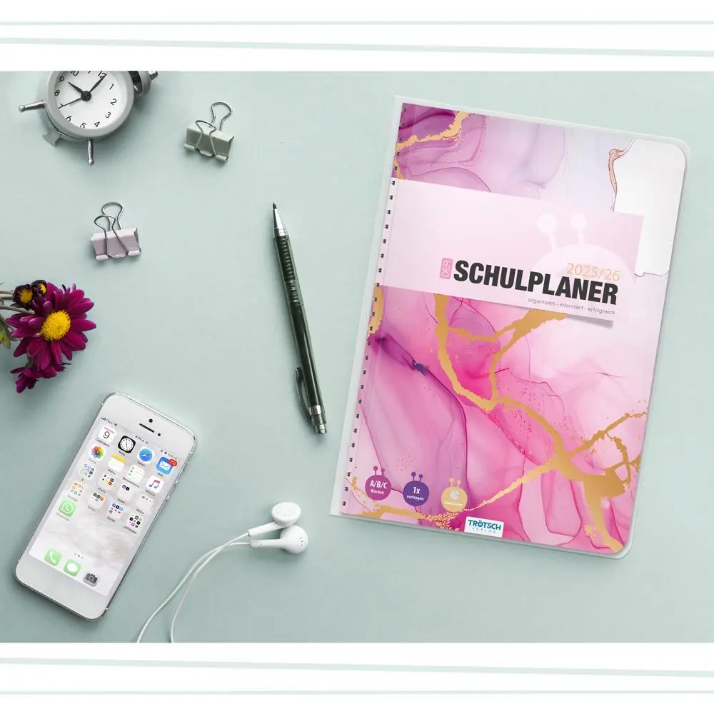 Bild: 9783988025111 | Trötsch Schulplaner Pink 25/26 | Trötsch Verlag | Kalender | 128 S.