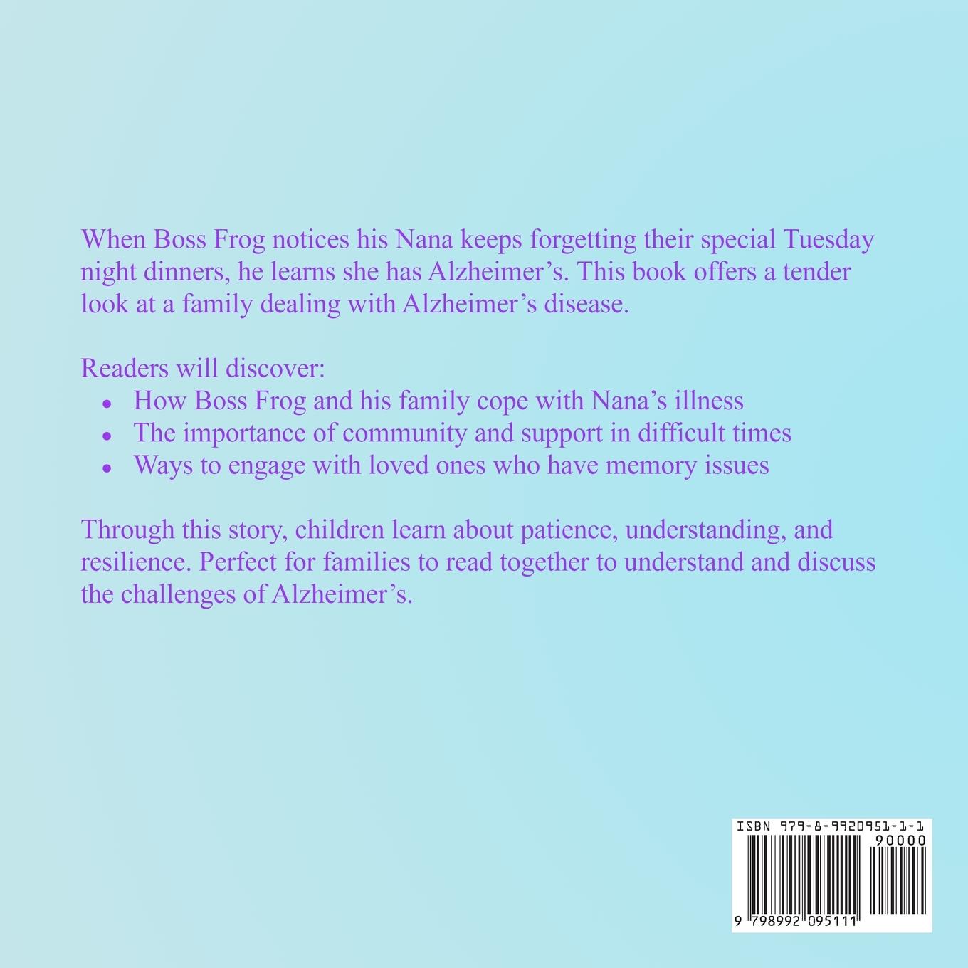 Rückseite: 9798992095111 | Auntie, what is Alzheimer's? | Xylina Cassandra | Taschenbuch | 2024