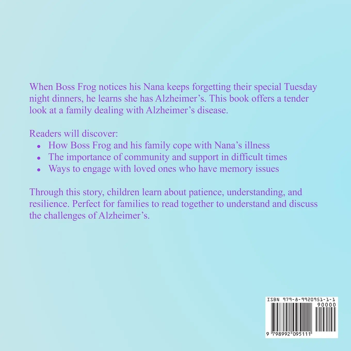 Rückseite: 9798992095111 | Auntie, what is Alzheimer's? | Xylina Cassandra | Taschenbuch | 2024