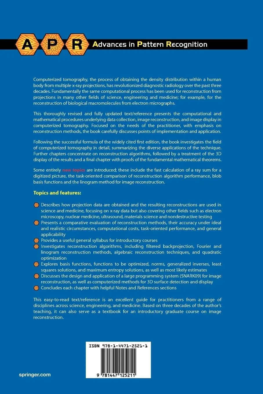 Rückseite: 9781447125211 | Fundamentals of Computerized Tomography | Gabor T. Herman | Buch | xii
