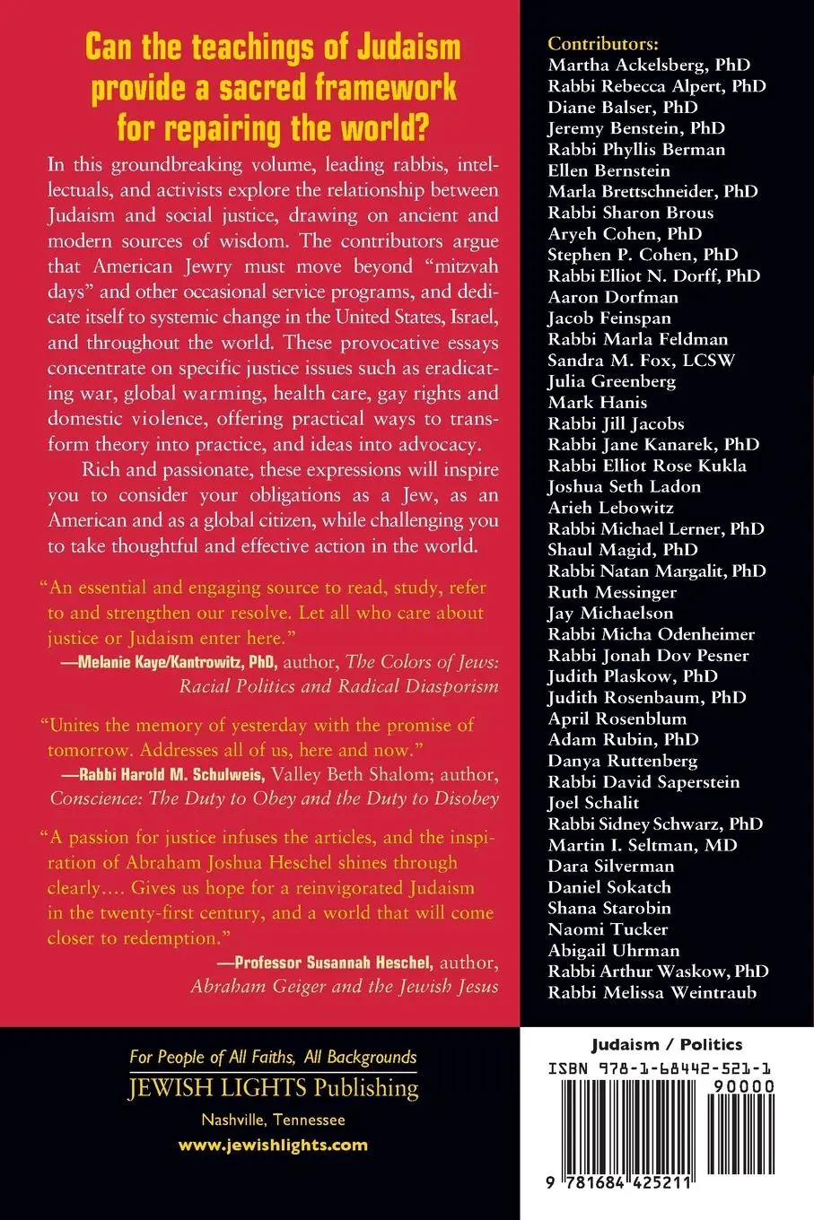 Rückseite: 9781684425211 | Righteous Indignation | A Jewish Call for Justice | Rose (u. a.)