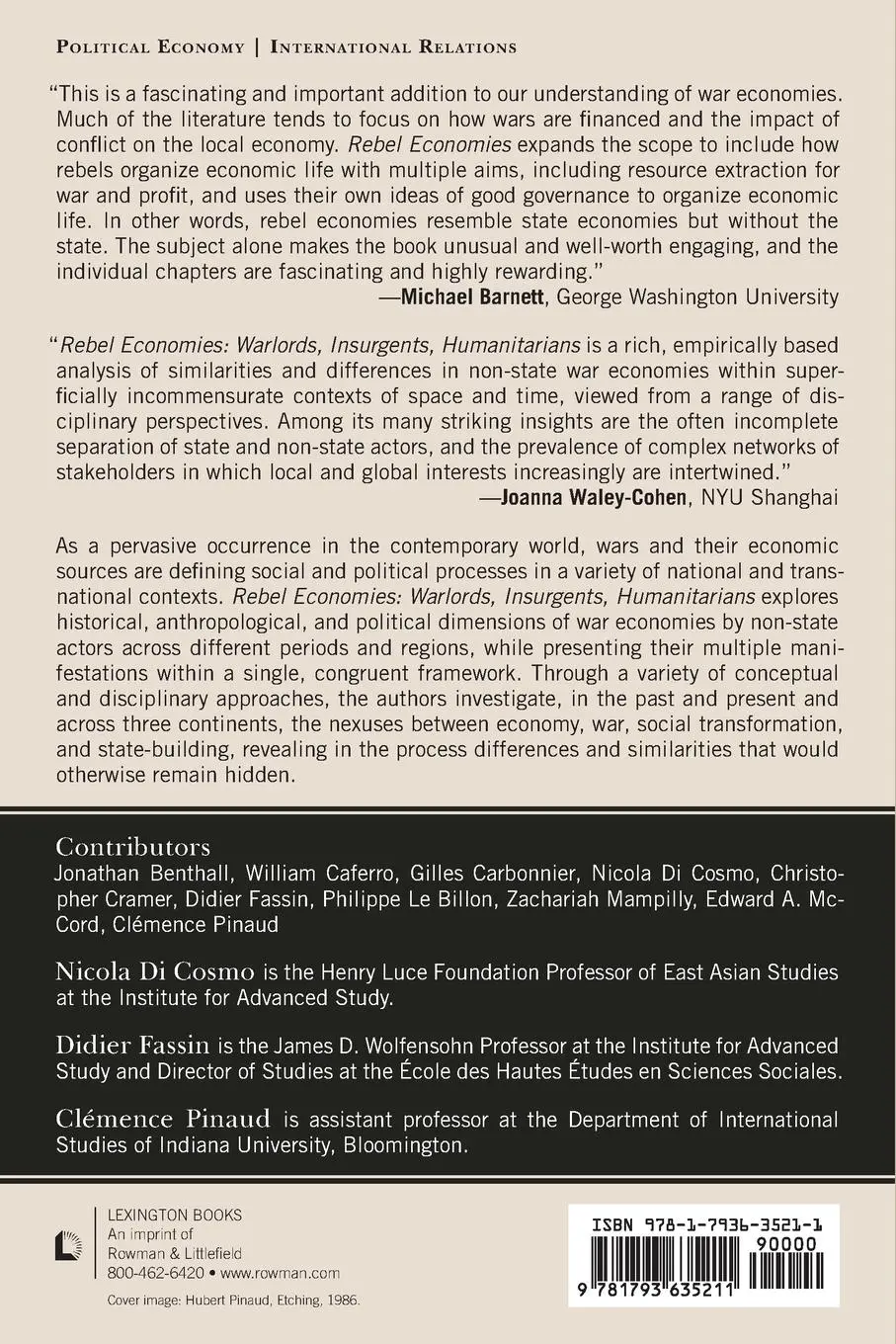Rückseite: 9781793635211 | Rebel Economies | Warlords, Insurgents, Humanitarians | Cosmo (u. a.)