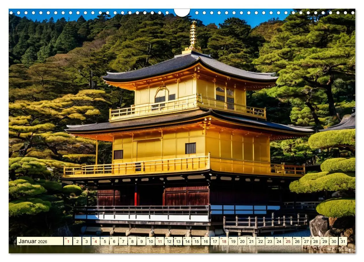 Bild: 9783457375211 | Typisch Japanisch (Wandkalender 2026 DIN A3 quer), CALVENDO...