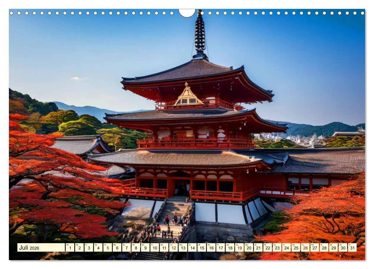 Bild: 9783457375211 | Typisch Japanisch (Wandkalender 2026 DIN A3 quer), CALVENDO...
