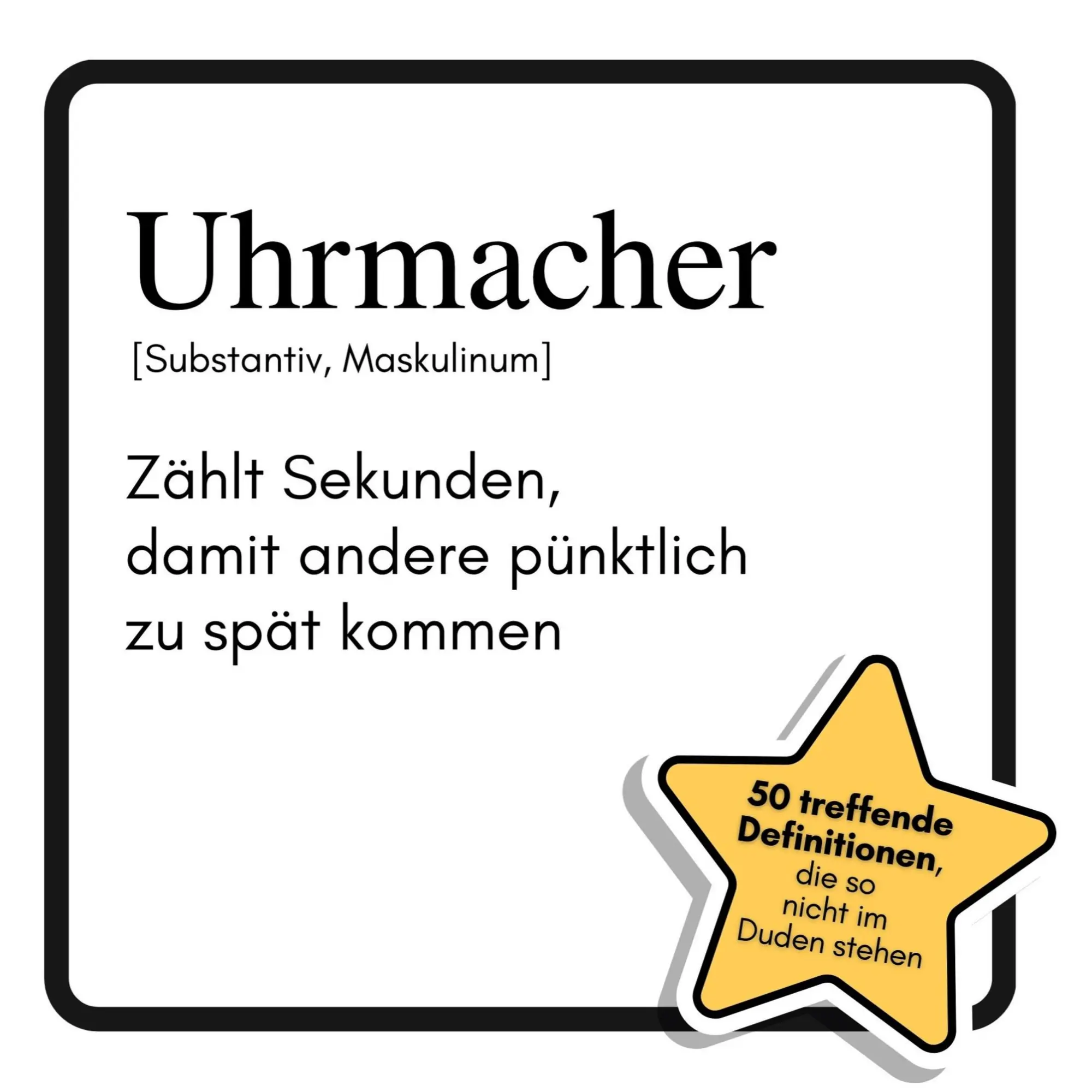 Cover: 9783759185211 | Uhrmacher | Zählt Sekunden, damit andere pünktlich zu spät kommen
