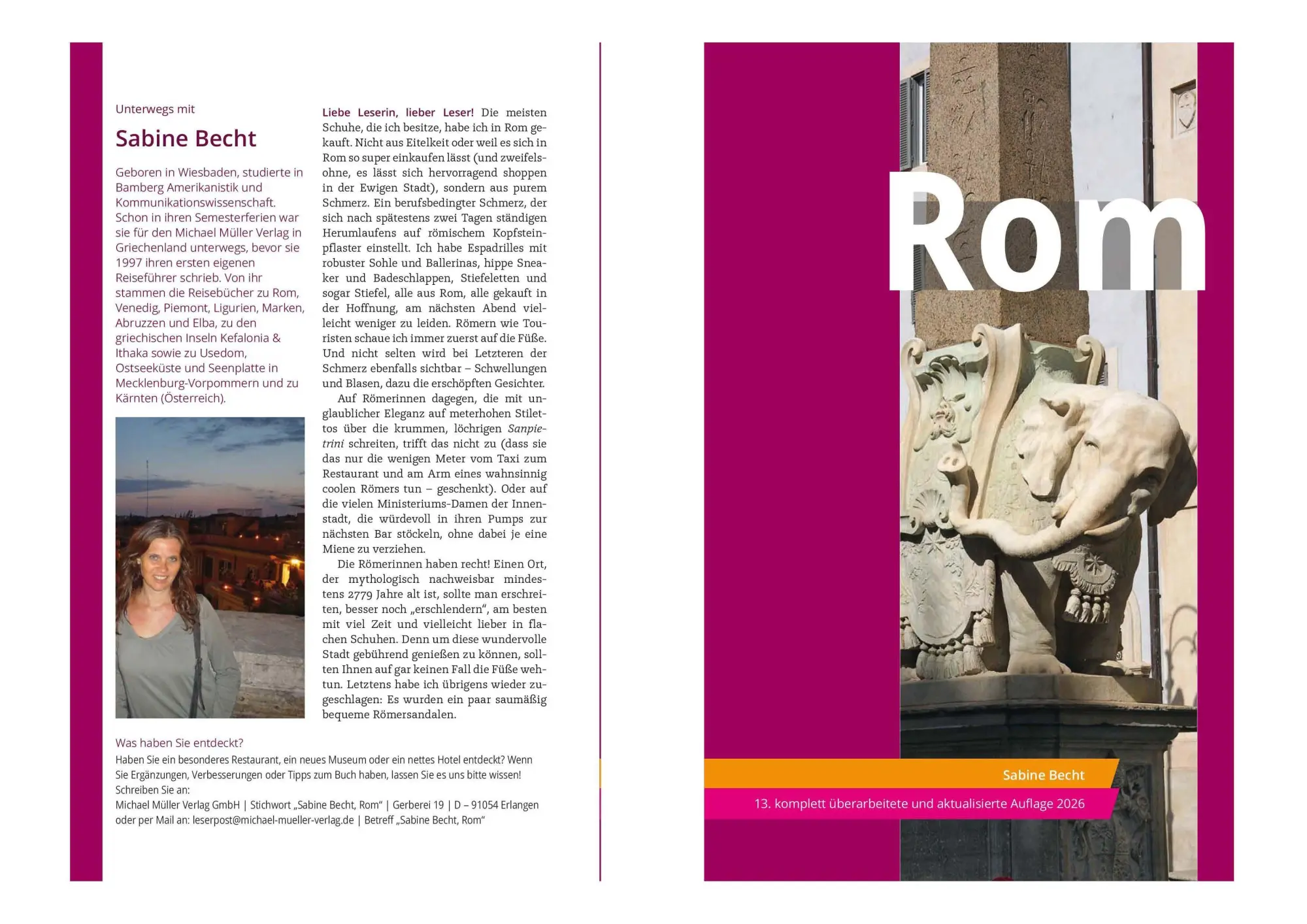 Bild: 9783966855211 | MICHAEL MÜLLER Reiseführer Rom MM-City | Sabine Becht | Taschenbuch
