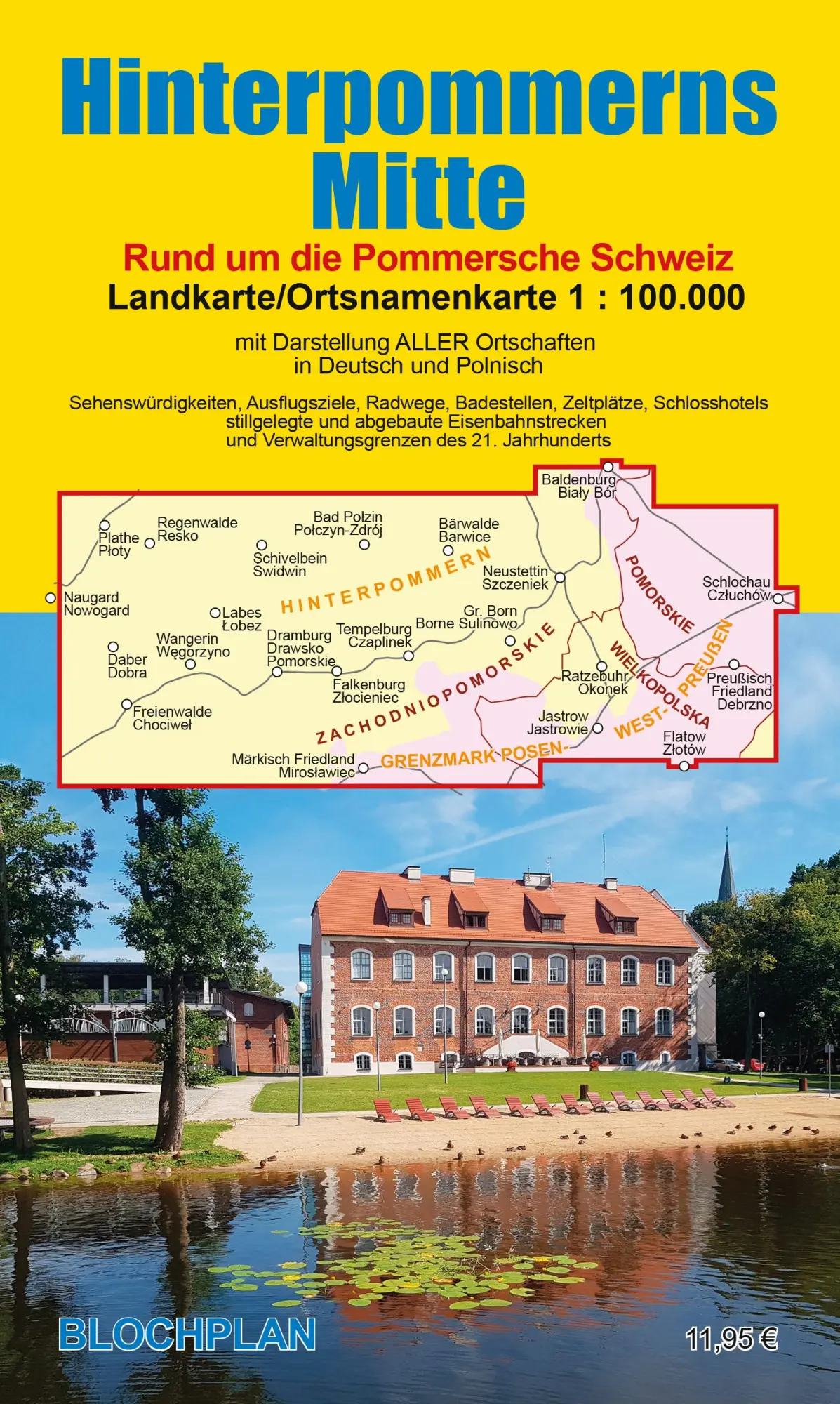 Cover: 9783982525211 | Landkarte Hinterpommerns Mitte | Rund um die Pommersche Schweiz | II