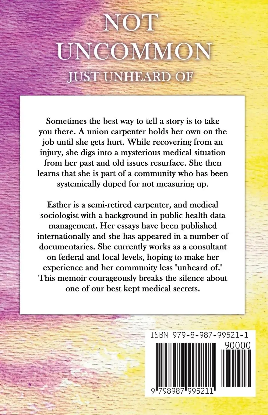 Rückseite: 9798987995211 | NOT UNCOMMON, Just Unheard Of | Esther Leidolf | Taschenbuch | 2023