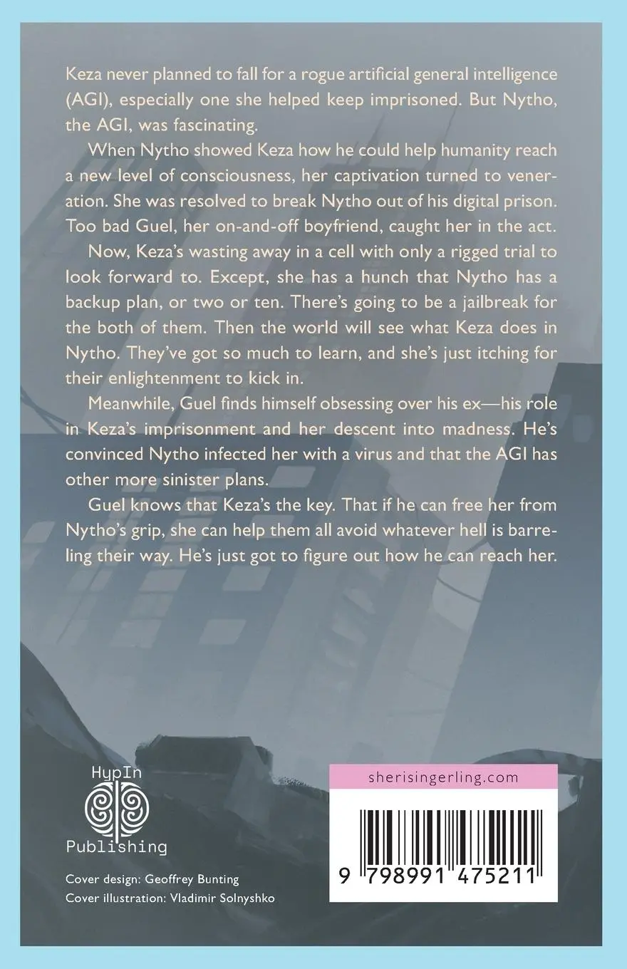Rückseite: 9798991475211 | Nytho | A Cyberpunk Thriller | Sheri Singerling | Taschenbuch | 2025