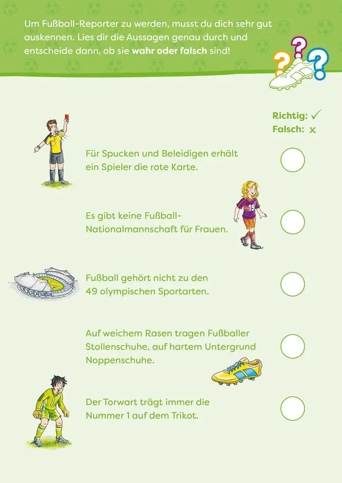 Bild: 9783788645311 | Kicker-Rätselspaß. Fußball | Rätseln für Kinder ab 7 Jahren | Lohr