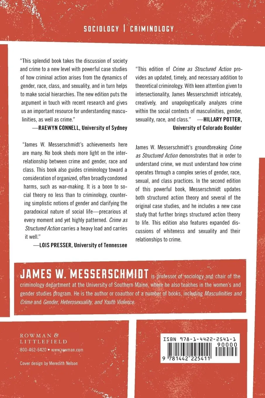 Rückseite: 9781442225411 | Crime as Structured Action | James W. Messerschmidt | Taschenbuch