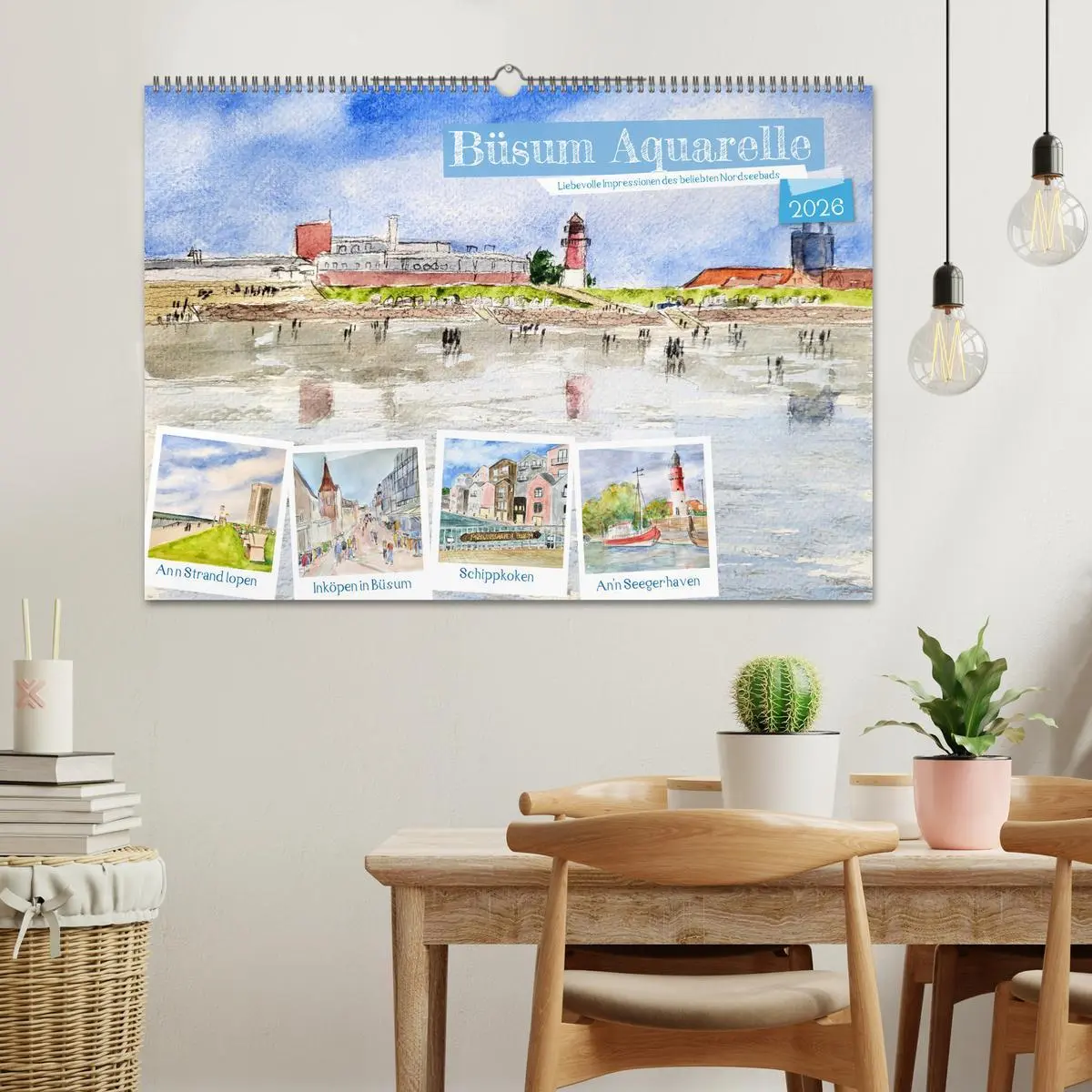 Bild: 9783457425411 | Büsum Aquarelle - Liebevolle Impressionen des beliebten Nordseebads...