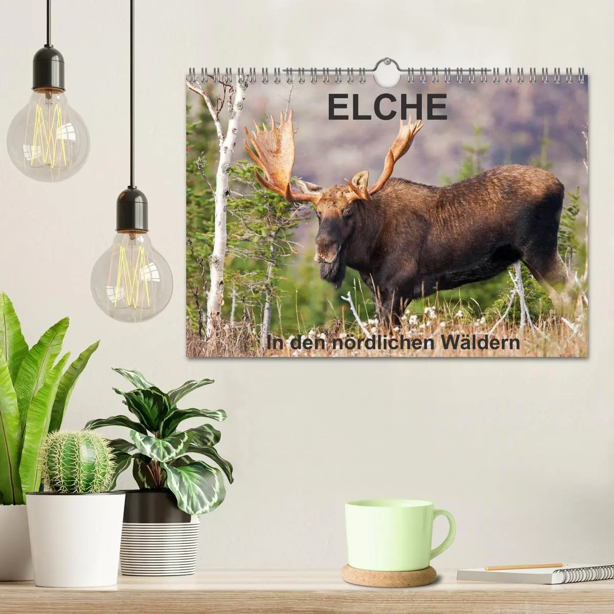 Bild: 9783516065411 | ELCHE In den nördlichen Wäldern (Wandkalender 2026 DIN A4 quer),...