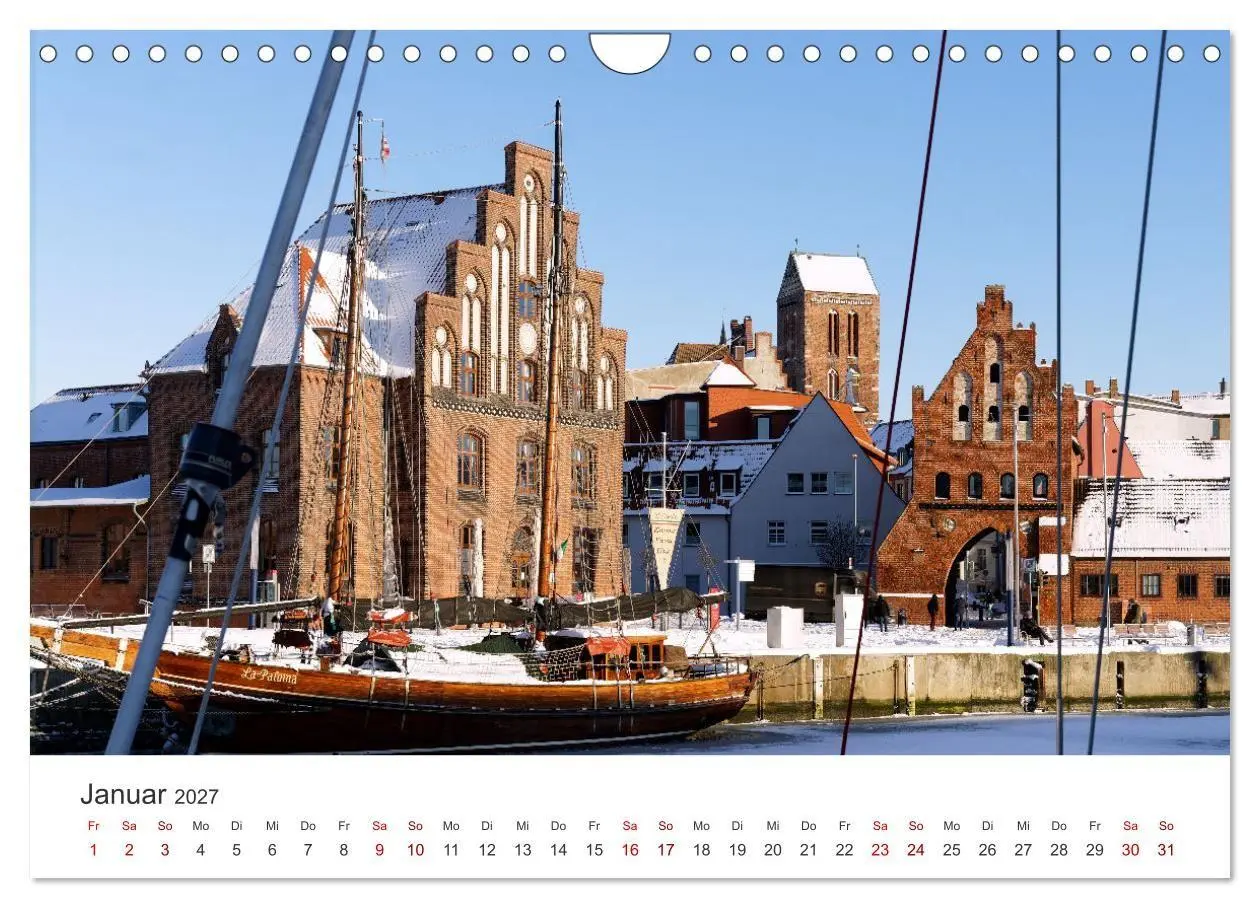 Bild: 9783569395411 | Unser schönes Wismar (Wandkalender 2027 DIN A4 quer), CALVENDO...