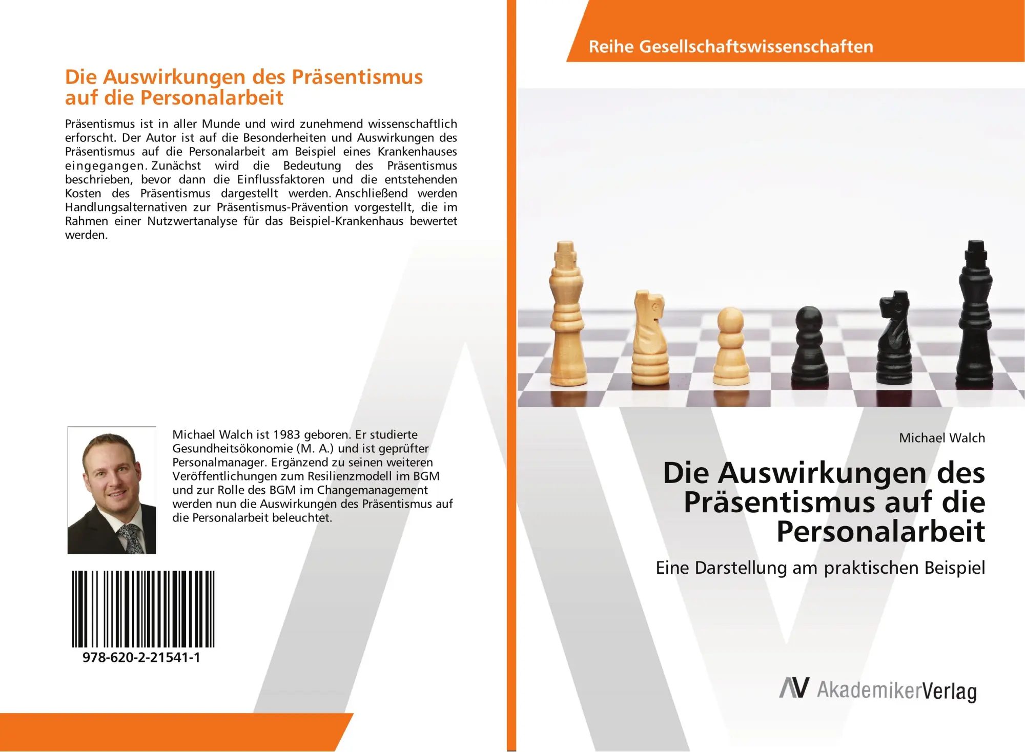 Cover: 9786202215411 | Die Auswirkungen des Präsentismus auf die Personalarbeit | Walch