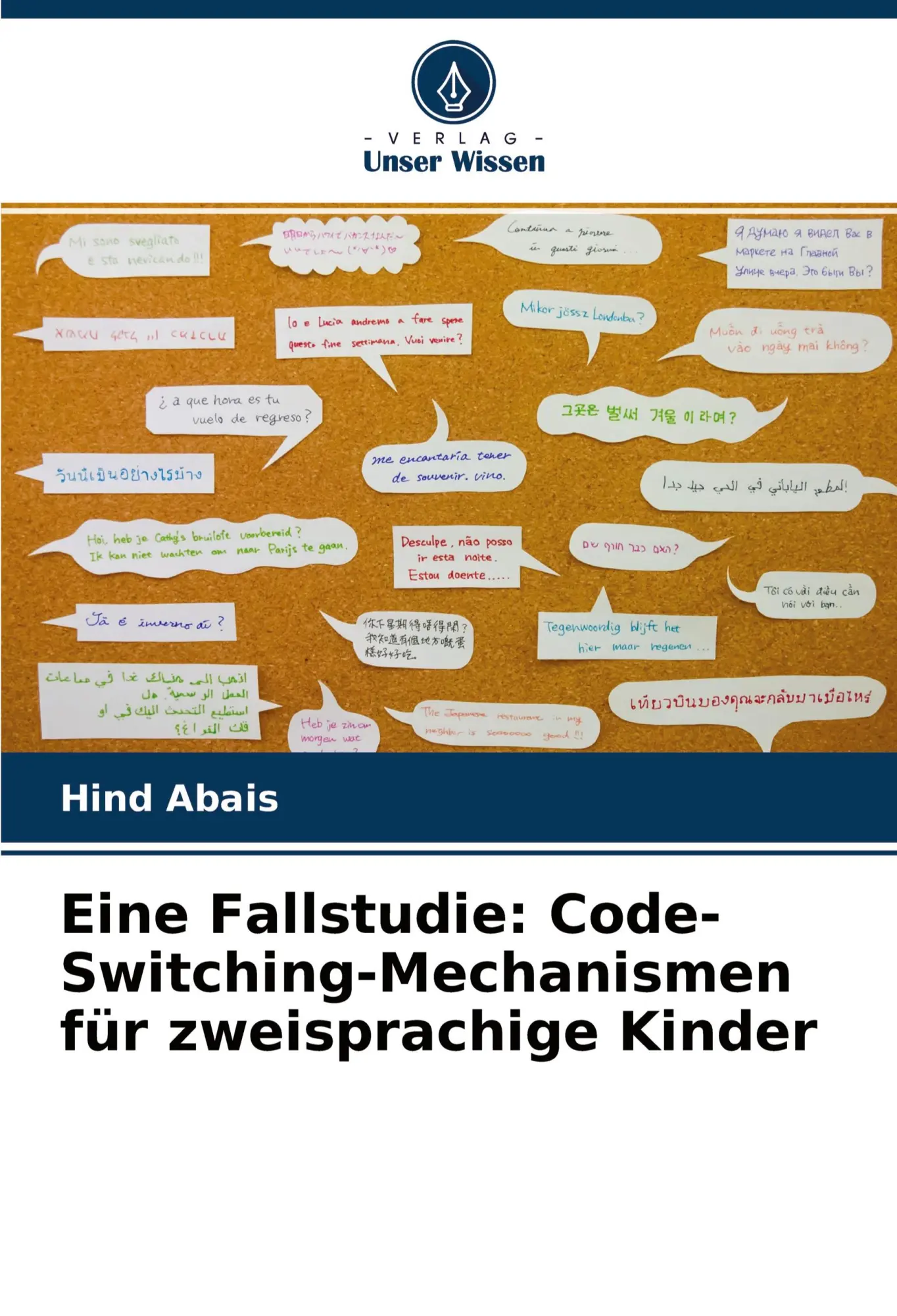 Cover: 9786204435411 | Eine Fallstudie: Code-Switching-Mechanismen für zweisprachige Kinder