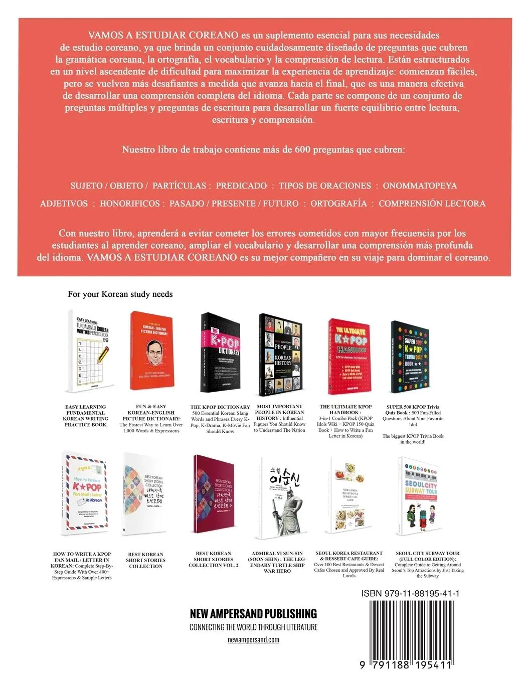 Rückseite: 9791188195411 | Vamos A Estudiar Coreano | Bridge Education | Taschenbuch | Spanisch