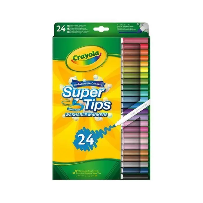 CRAYOLA - 24 Filzstifte Supertips