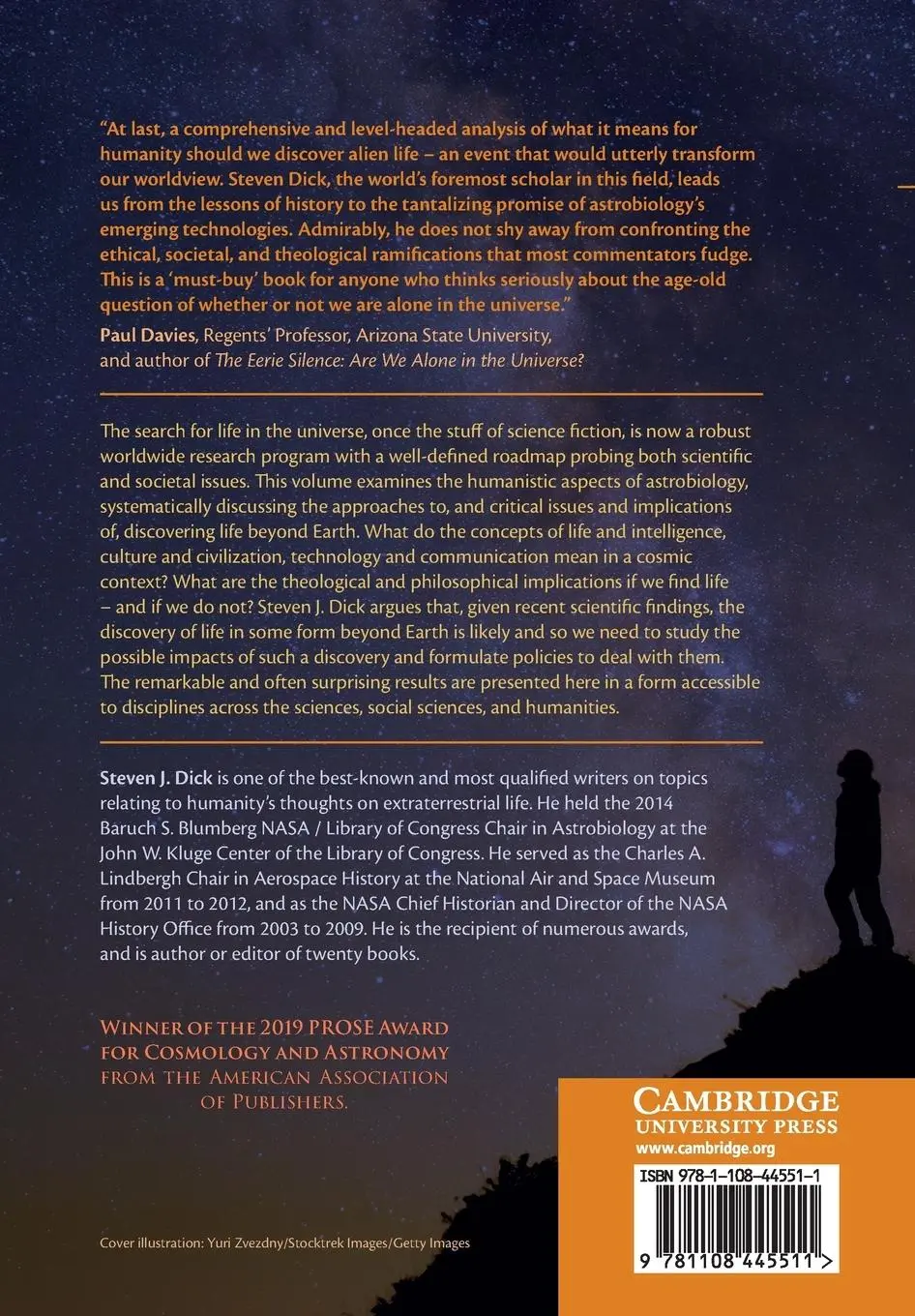 Rückseite: 9781108445511 | Astrobiology, Discovery, and Societal Impact | Steven J. Dick | Buch