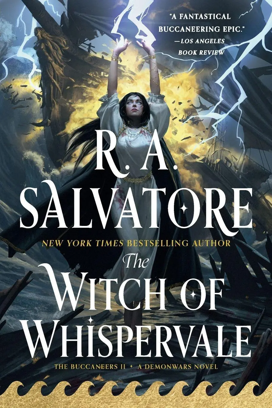 Cover: 9781982175511 | The Witch of Whispervale | The Buccaneers, Book 2 | R. A. Salvatore