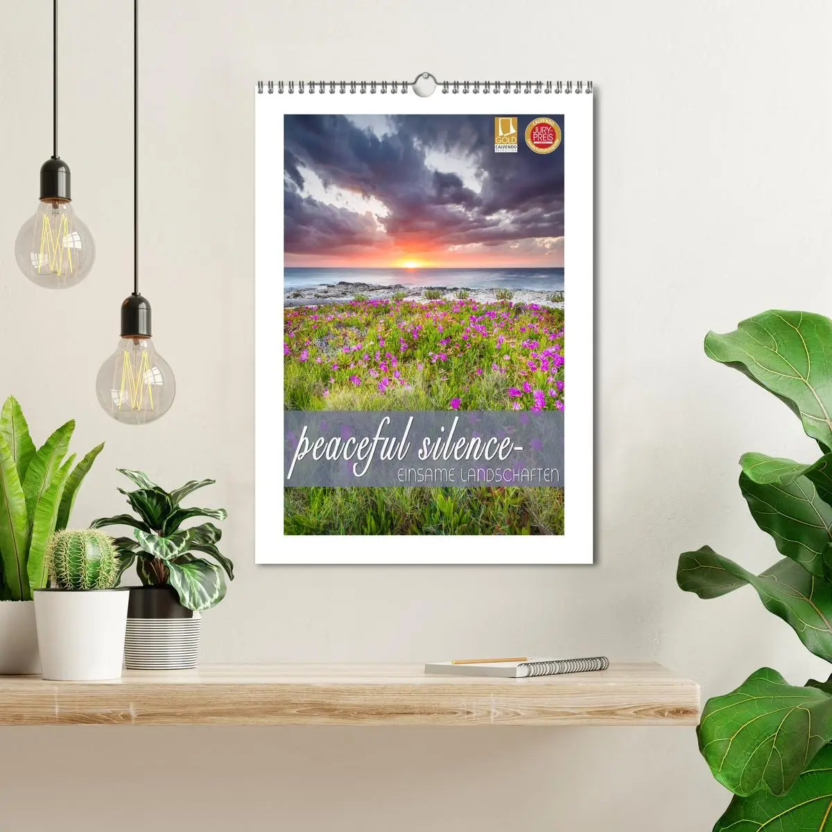 Bild: 9783457275511 | peaceful silence - einsame Landschaften (Wandkalender 2026 DIN A3...
