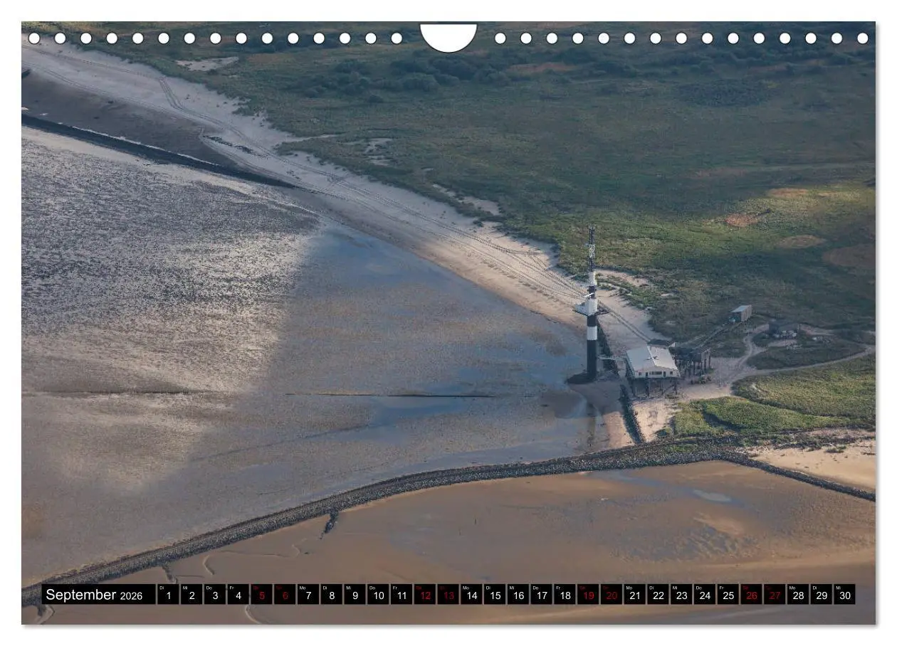 Bild: 9783457895511 | Das Wattenmeer von oben (Wandkalender 2026 DIN A4 quer), CALVENDO...