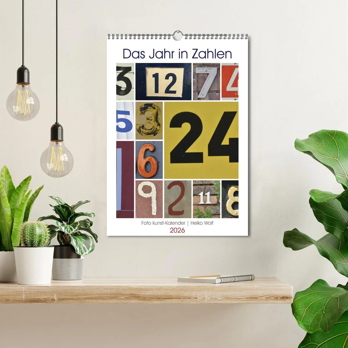 Bild: 9783516295511 | Das Jahr in Zahlen (Wandkalender 2026 DIN A3 hoch), CALVENDO...