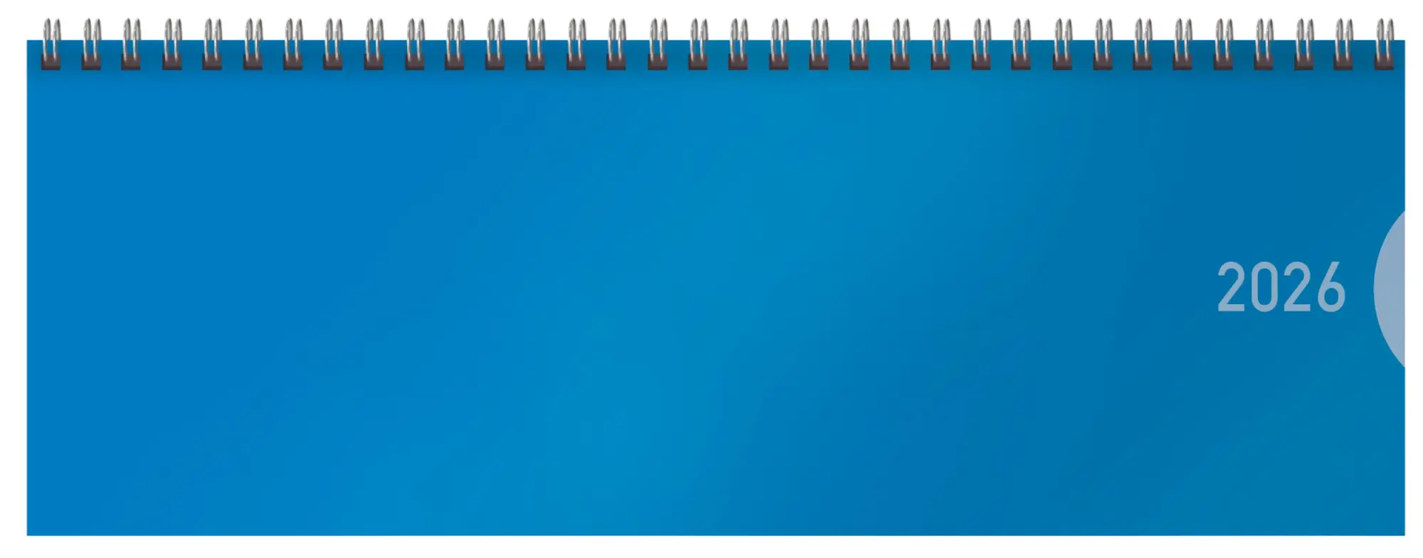 Cover: 9783731885511 | Tischquerkalender Classic Colourlux blau 2026 | Verlag Korsch | 64 S.