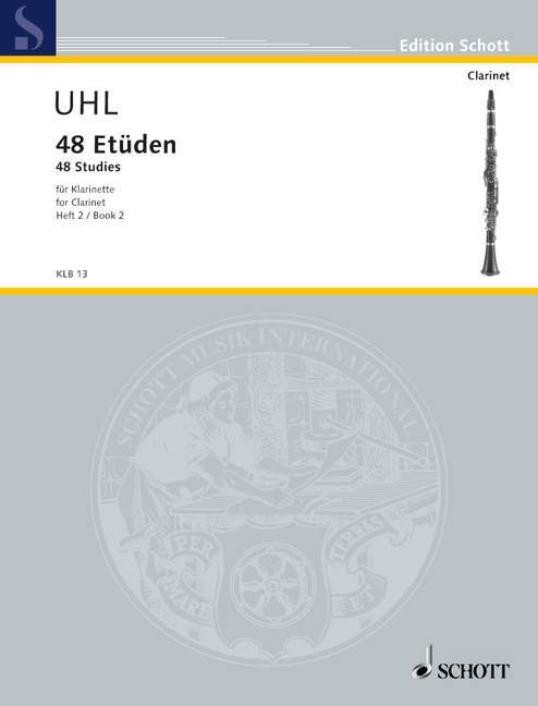 Cover: 9783795795511 | 48 Etüden. Bd.2 | Klarinette. | Alfred Uhl | Buch | 32 S. | 2012