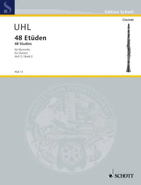 Cover: 9783795795511 | 48 Etüden. Bd.2 | Klarinette. | Alfred Uhl | Buch | 2012