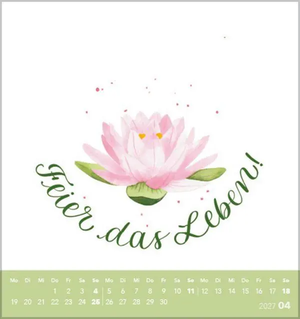 Bild: 9783819305511 | Selfcare 2027 | aufstellbarer Postkartenkalender | Verlag Korsch