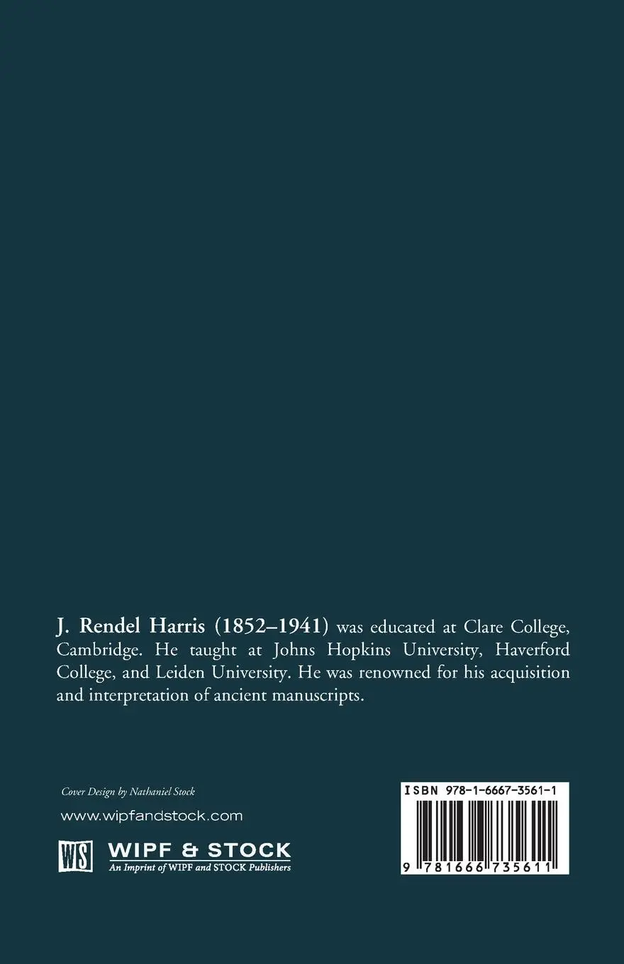 Rückseite: 9781666735611 | The Origin of the Prologue to St. John's Gospel | J. Rendel Harris