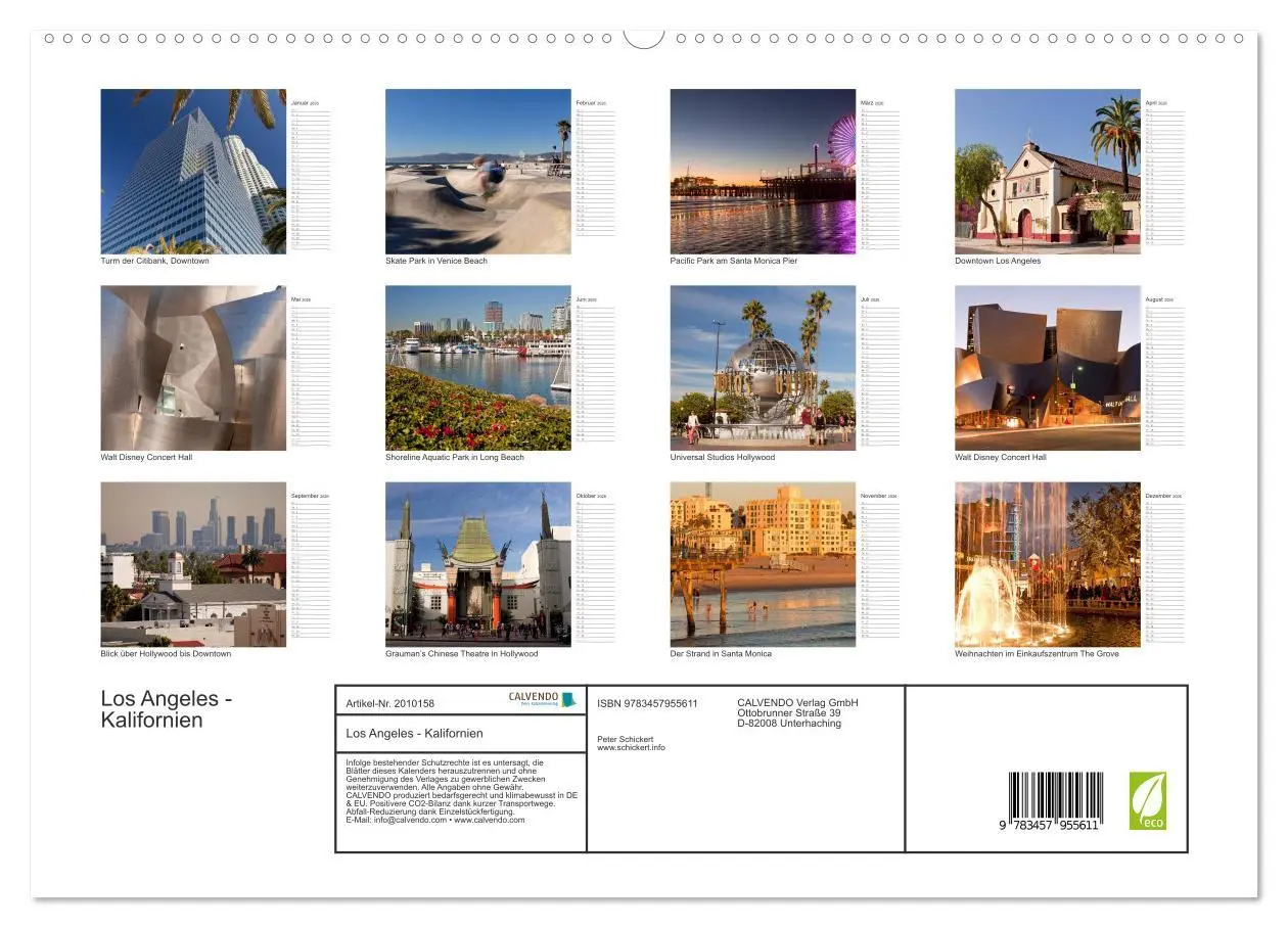 Bild: 9783457955611 | Los Angeles - Kalifornien (hochwertiger Premium Wandkalender 2026...