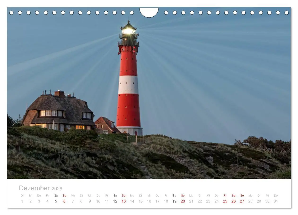 Bild: 9783516045611 | Sehnsucht Sylt (Wandkalender 2026 DIN A4 quer), CALVENDO...