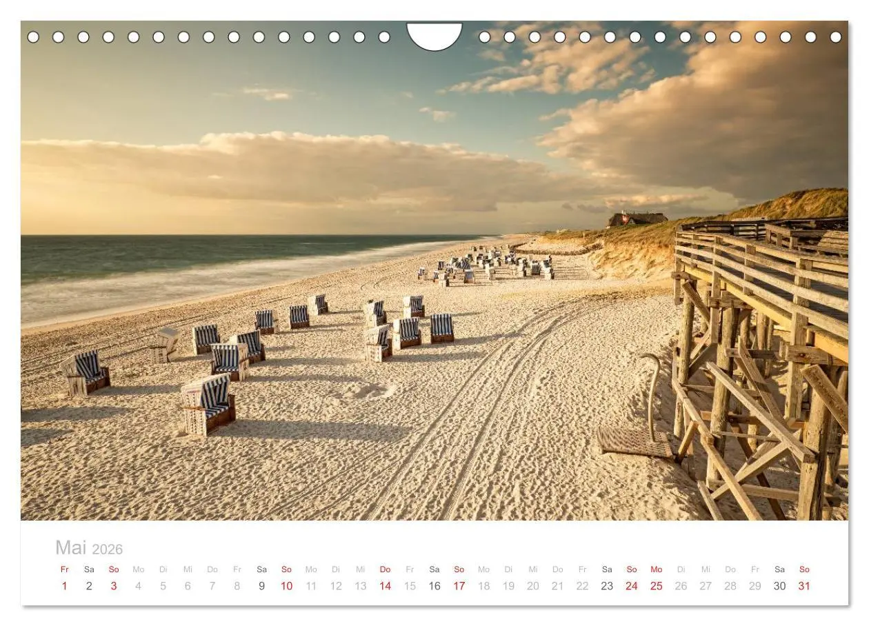 Bild: 9783516045611 | Sehnsucht Sylt (Wandkalender 2026 DIN A4 quer), CALVENDO...
