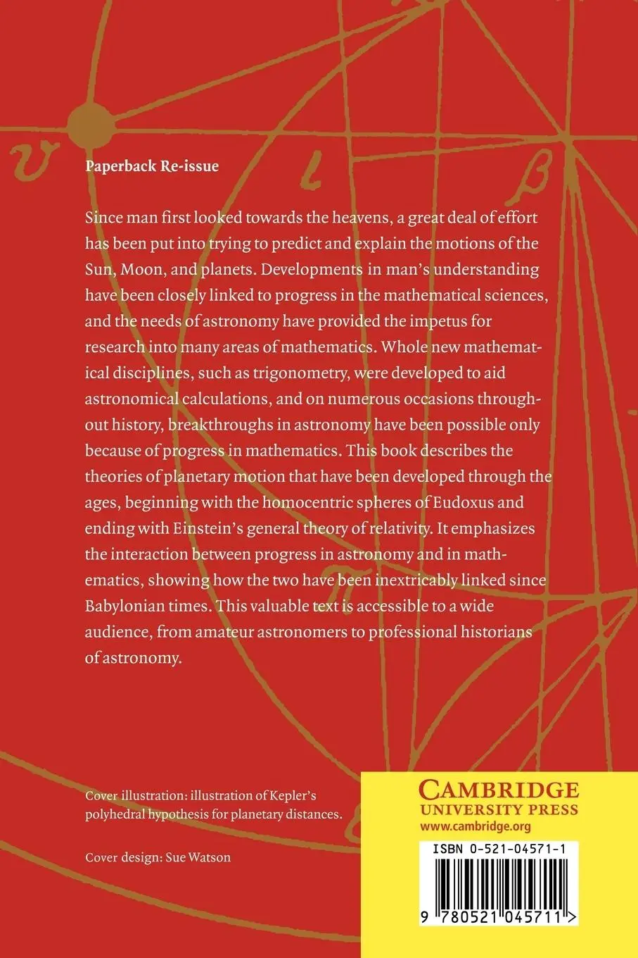 Rückseite: 9780521045711 | From Eudoxus to Einstein | A History of Mathematical Astronomy | Buch