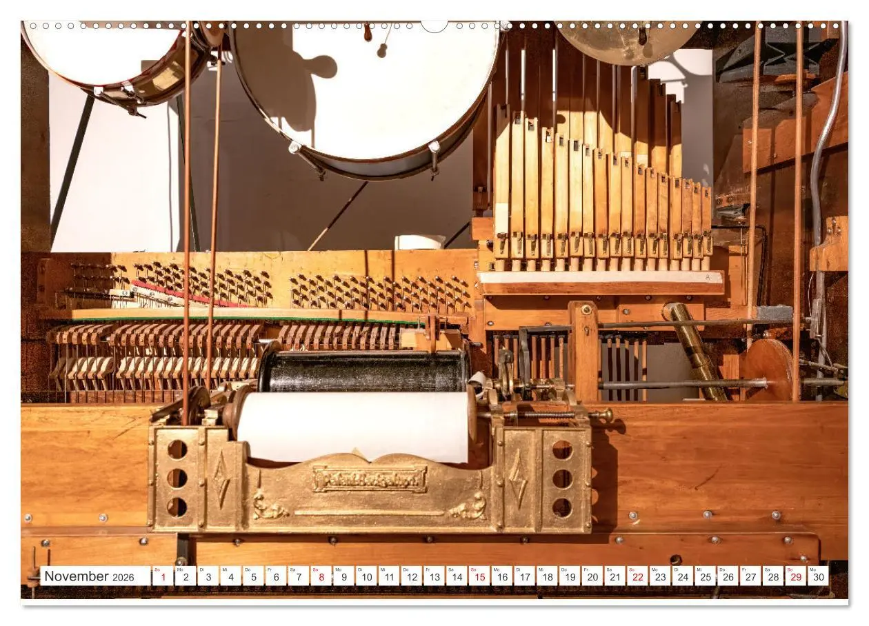 Bild: 9783457255711 | Selbstspielende Musikinstrumente (Wandkalender 2026 DIN A2 quer),...