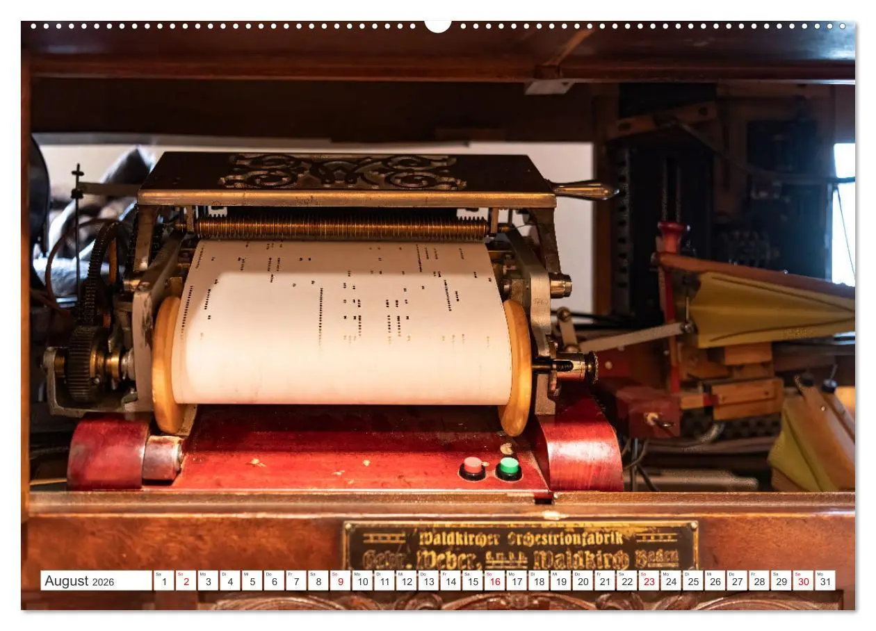Bild: 9783457255711 | Selbstspielende Musikinstrumente (Wandkalender 2026 DIN A2 quer),...