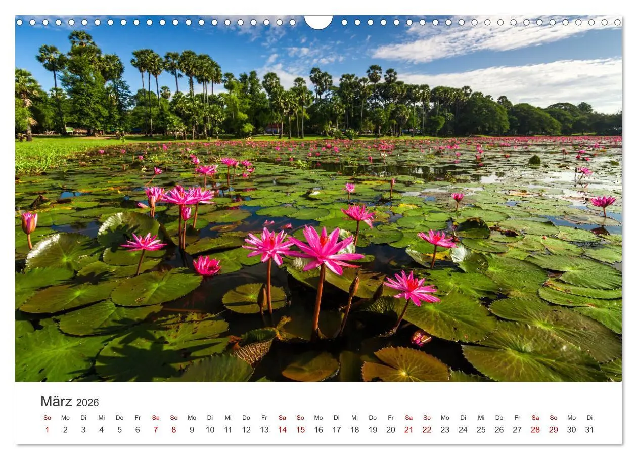 Bild: 9783457565711 | Kambodscha - Das Land der Tempel. (Wandkalender 2026 DIN A3 quer),...
