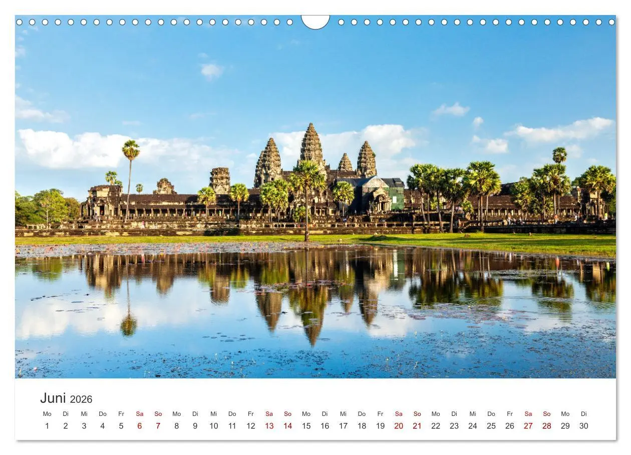 Bild: 9783457565711 | Kambodscha - Das Land der Tempel. (Wandkalender 2026 DIN A3 quer),...