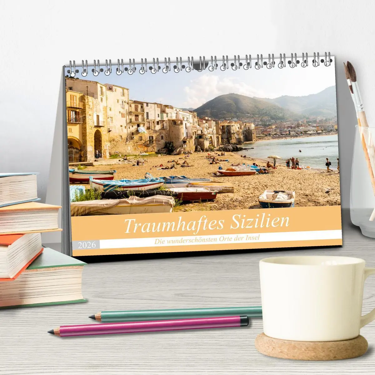 Bild: 9783457705711 | Traumhaftes Sizilien (Tischkalender 2026 DIN A5 quer), CALVENDO...