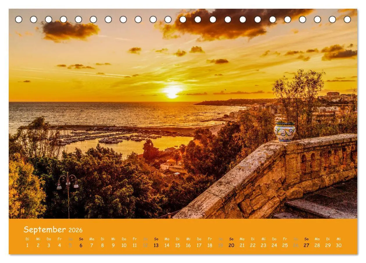 Bild: 9783457705711 | Traumhaftes Sizilien (Tischkalender 2026 DIN A5 quer), CALVENDO...