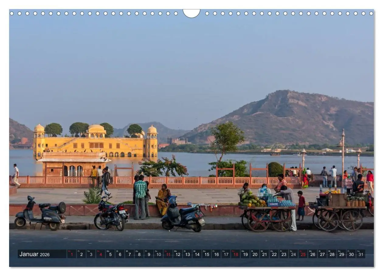 Bild: 9783457945711 | Indien, Rajasthan (Wandkalender 2026 DIN A3 quer), CALVENDO...